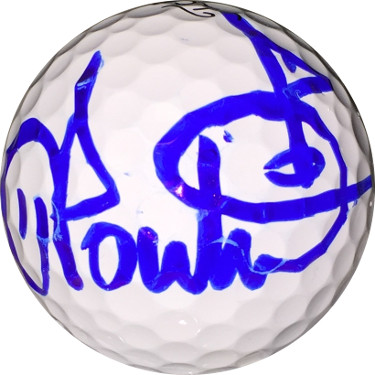 Ian Poulter signed Titleist Golf Ball (blue sig)- PGA Tour Hologram