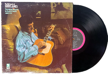 Sonny James 1973 Hit Sounds Album Cover/LP/Vinyl Record- JSA #GG08537