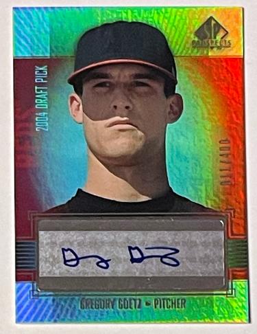 Gregory Goetz signed 2004 SP Prospects Rookie Auto Card #GG- /400 (Cincinnati Reds)