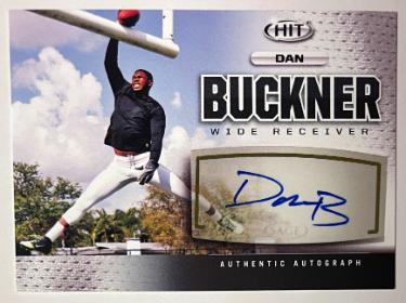 Dan Buckner signed 2013 Sage Hit Rookie Auto Card (RC) #A114 (Arizona Rattlers)