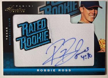 Robbie Ross signed 2012 Panini Signature Series Rated Rookie RPA Card #139- /299 (Texas Rangers)