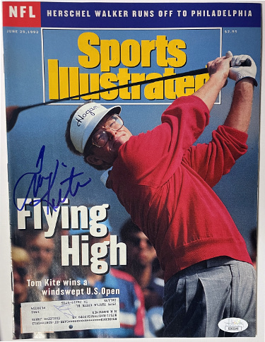 Tom Kite signed Sports Illustrated Full Magazine June 29, 1992- JSA #EE63248 (US Open)