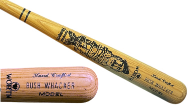 Saddam Hussein Tennessee Thumpers Worth Bush Whacker Hand Crafted Baseball Bat (Gulf War)
