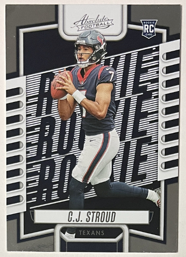 CJ/C.J. Stroud 2023 Panini Absolute Rookie Card (RC) #102 (Houston Texans)