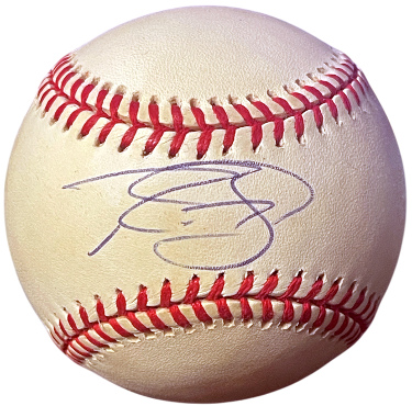 Russell Branyan signed Rawlings Official American League Baseball minor tone- COA (Indians/Reds/Cardinals)