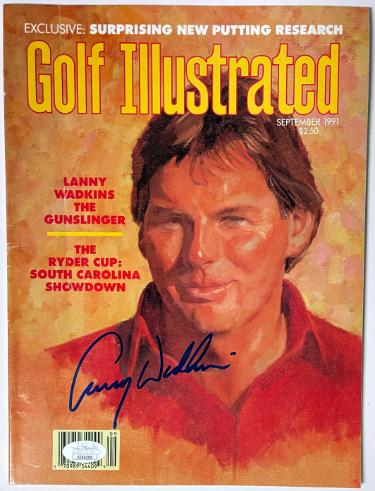 Lanny Wadkins signed Golf Illustrated Full Magazine September 1991- JSA #EE60300