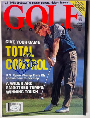 Ernie Els signed Golf Full Magazine June 1995- JSA #EE63304 (US Open Champ/No Label)