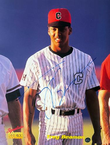 Trey Beamon signed Signature Rookies 8x10 Photo- COA (Pirates/Padres/Tigers)