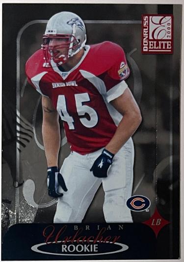 Brian Urlacher 2000 Donruss Elite Rookie Card (RC) #138- /2000 (Chicago Bears)