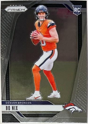 Bo Nix 2024 Panini Prizm Base Prizm Rookie Card (RC) #309 (Denver Broncos)