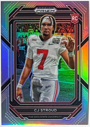 CJ/C.J. Stroud 2023 Panini Prizm Draft Picks Rookie Card (RC) #102 (Ohio State/Texans)
