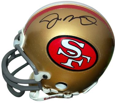 Joe Montana signed San Francisco 49ers Riddell Rep TB NFL Mini Helmet- Upper Deck Hologram/COA