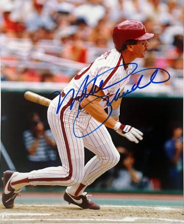 Mike Schmidt signed Philadelphia Phillies MLB Licensed 8x10 Photo- Ken Goldin, The Score Board, Inc COA