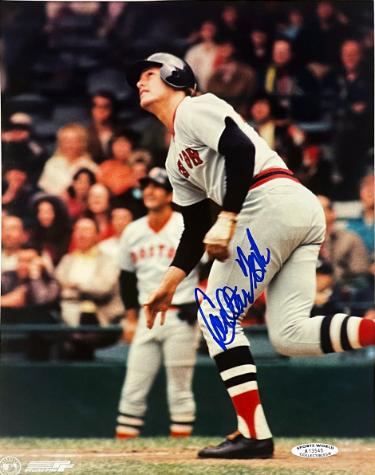 Carlton Fisk signed Boston Red Sox MLB Licensed 8x10 Photo- Sports World Collectibles Authentic/COA/HOF
