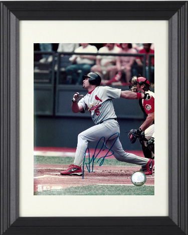 Albert Pujols signed St. Louis Cardinals MLB 8x10 Photo Custom Framing Field Of Dreams COA (11xAS/2X WS Champ)