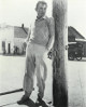 James Dean unsigned Vintage B&W 8x10 Poster Card/Photo (leaning on pole)