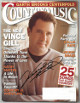 Vince Gill signed Country Music Full Magazine October/November 2000- JSA Hologram #GG36335