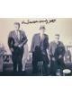 Winston Lawson signed Secret Service JFK Assassination 8x10 Photo- JSA #SS17711- Motorcade/Kennedy Detail