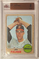 Jim Palmer 1968 Topps Baseball Card #575- BVG Graded 8 NM-MT (Sub Grades/Baltimore Orioles)