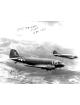 Julian "Bud" Rice signed WWII C-47 Pilot B&W 8x10 Photo- JSA #AC92729- 37th Sqdn/316 TCG/Training Flight USA 1942