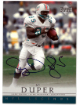 Mark Duper 2000 Upper Deck NFL Legends On Card Auto #MD (Miami Dolphins)