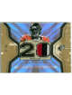 Michael Vick 2007 SPX Football Winning Materials Stats Patch Card #WMS-MV1- /10 (Atlanta Falcons)
