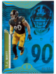 TJ (T.J.) Watt 2022 Panini Illusions Blue SP Card #85- /35 (Pittsburgh Steelers)