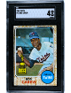 Rod Carew 1968 Topps All-Star Rookie Baseball Card #80- SGC Graded 4 VG-EX (2nd Year/Minnesota Twins)