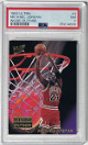 Michael Jordan 1993-94 Fleer Ultra Inside/Outside Card #4- PSA Graded 7 NM (Chicago Bulls/HOF/GOAT)