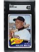 Willie Mays 1965 Topps Baseball Card #250- SGC Graded 4 VG-EX (Centered/Giants/HOF)