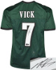 Michael Vick signed Philadelphia Green Custom Stitched Pro Style Football Jersey XL- Beckett Witnessed