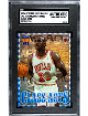 Michael Jordan/Jerry Stackhouse 1996-97 Stadium Club Refractor Card #CA1- SGC Slabbed Authentic (Minimium Size Not Met/Bulls)