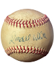Rondell White signed Wilson Official South Atlantic League Baseball imperfect- COA (Montreal Expos)