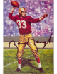 Sammy Baugh signed 4x6 1992 Goal Line Art/Pro Football Hall Of Fame Card /5000- COA