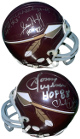 Washington Greats signed Riddell Mini Helmet- 4 sigs- Sonny Jurgensen/Sam Huff/Charley Taylor/Bobby Mitchell- Beckett Review