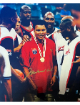 Muhammad Ali signed 1996 Olympics Gold Medal 16x20 Photo  Beckett Rev/COA/Photo (Team USA Basketball Team)